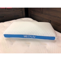 BedTech Blue Ice Medium-Loft Gel Memory Foam Pillow