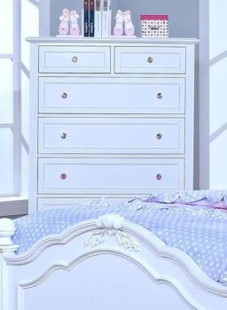 New Classic Megan 6-Drawer Chest with Carved Accents (blemish)