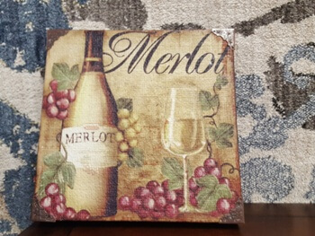 Merlot Wall Art