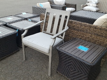 Casual Living Grey Outdoor Arm Chair