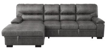 Homelegance Michigan Sectional with Sleeper, Storage & Left-Hand Chaise