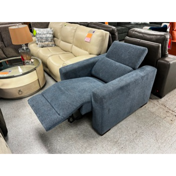 Jason Furniture Midnight Fabric Dual Power Recliner