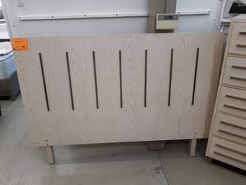 Modus Milan White Silk Queen Headboard