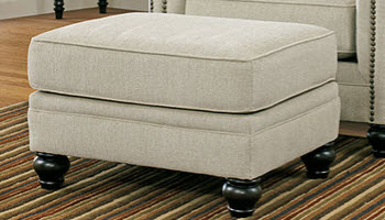 Ashley Milari Beige Ottoman