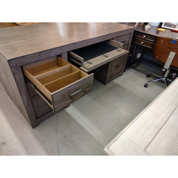 Modus Modern Loft Grey Executive Desk