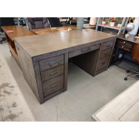 Modus Modern Loft Grey Executive Desk