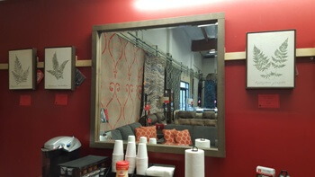 Modus Light Hardwood Finish Mirror