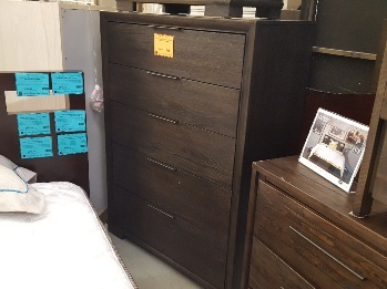 Casana Morgan Dark Cappuccino Finish 5-Drawer Chest