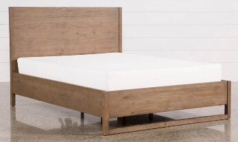 Modus Nelson Rustic Latte Hardwood King Platform Bed