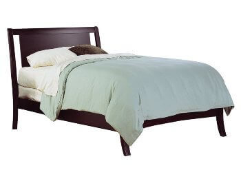 Modus Nevis Espresso Finish Full Bed with Cut-Out Accents