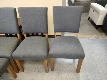 Universal Zealand Charcoal Fabric Side Chairs (set of 2)