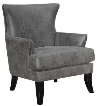 Emerald Nola Accent Chair in Badlands Charcoal
