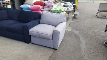 Jonathan Louis Devon Heather One-Arm Chair