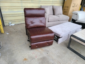 Coaster Rich Brown Armless Power Recliner