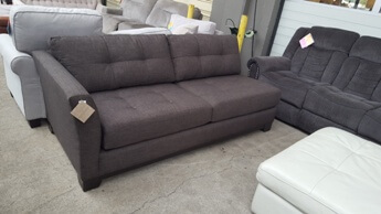 Jonathan Louis Bennett Timber One-Arm Sofa