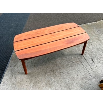 Stanley Ranger Hardwood Outdoor Coffee Table with Contoured Edges