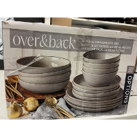 O+B Options Linen 16-Piece Dinnerware Set (service for 4)