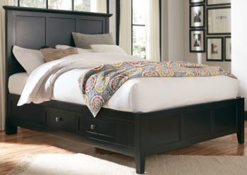 Modus Paragon Black King Storage Bed