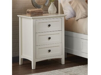 Modus Paragon White 2-Drawer Nightstand