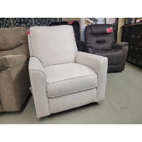 Living Style Paxley Cream Fabric Glider/Recliner (blemished)