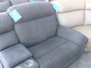 Violino Granite Fabric One-Arm Power Recliner