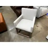 Portmore Upholstered Accent Chair with Wood Base