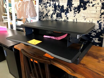 Seville Classics Power-Lift Desk Riser