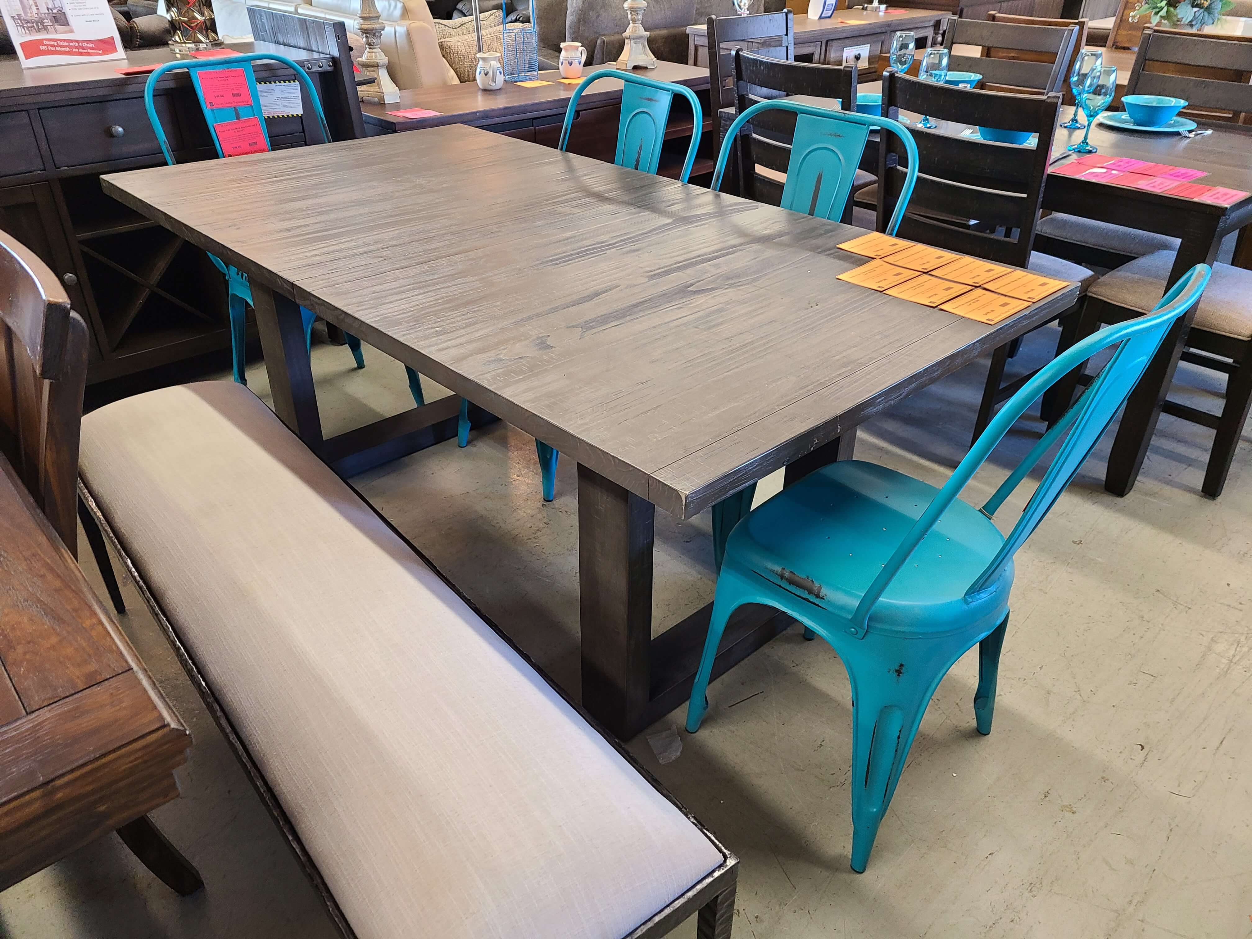 Modus Prato Smoke Dining Table (blemish)