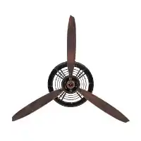 Rustic Metal Propeller Wall Clock