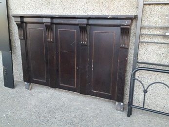 Black Queen Headboard Panel