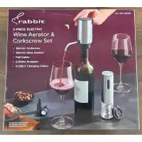 Electric Wine Aerator & Corkscrew Set