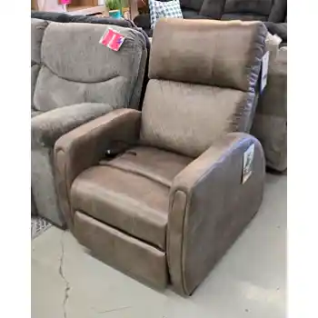 Catnapper Relaxer Taupe Lay-Flat Triple Power Recliner with Heat, Massage & Zero-Gravity
