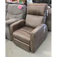 Catnapper Relaxer Taupe Lay-Flat Triple Power Recliner with Heat, Massage & Zero-Gravity