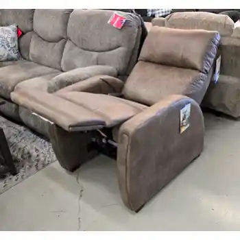 Catnapper Relaxer Taupe Lay-Flat Triple Power Recliner with Heat, Massage & Zero-Gravity