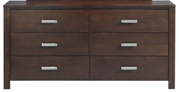 Modus Riva Chocolate Finish 6-Drawer Dresser