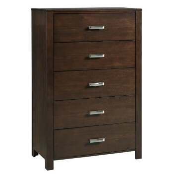 Modus Riva Chocolate Finish 5-Drawer Chest