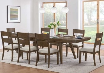 Foremost Rivermont Dining Set with 8 Chairs