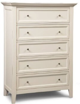 Pulaski Sanibel White 5-Drawer Chest (blemish)