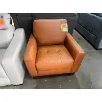 Violino Sassari Caramel Leather Chair