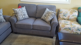 Homelegance Selkirk Grey Loveseat