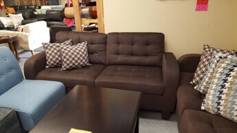 Homelegance Sinclair Chocolate Sofa