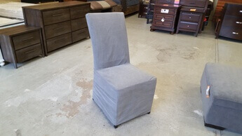 Modus Grey Slipcover Side Chair