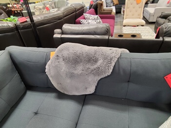 Small Faux Fur Area Rug