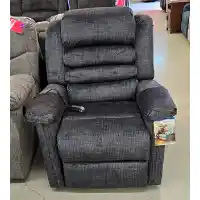 Catnapper Soother Smoke Lay-Flat Lift Chair/Power Recliner with Heat & Massage