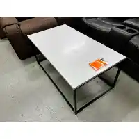 Stanley Ranger Luxe Black & Faux White Marble Coffee Table