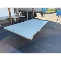 Stratum Light Grey Dining Table with Leaf (blemished)
