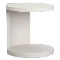 Stratum Light Grey Round End Table (blemished)