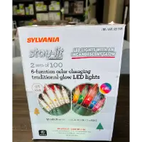 Sylvania Stay-Lit Platinum 100 LED Mini Light Strings (set of 2)