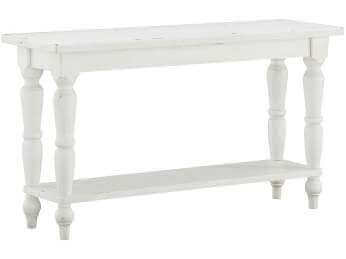 Emerald Abby White Console Table