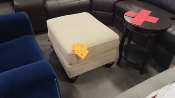Ashley Milari Beige Ottoman